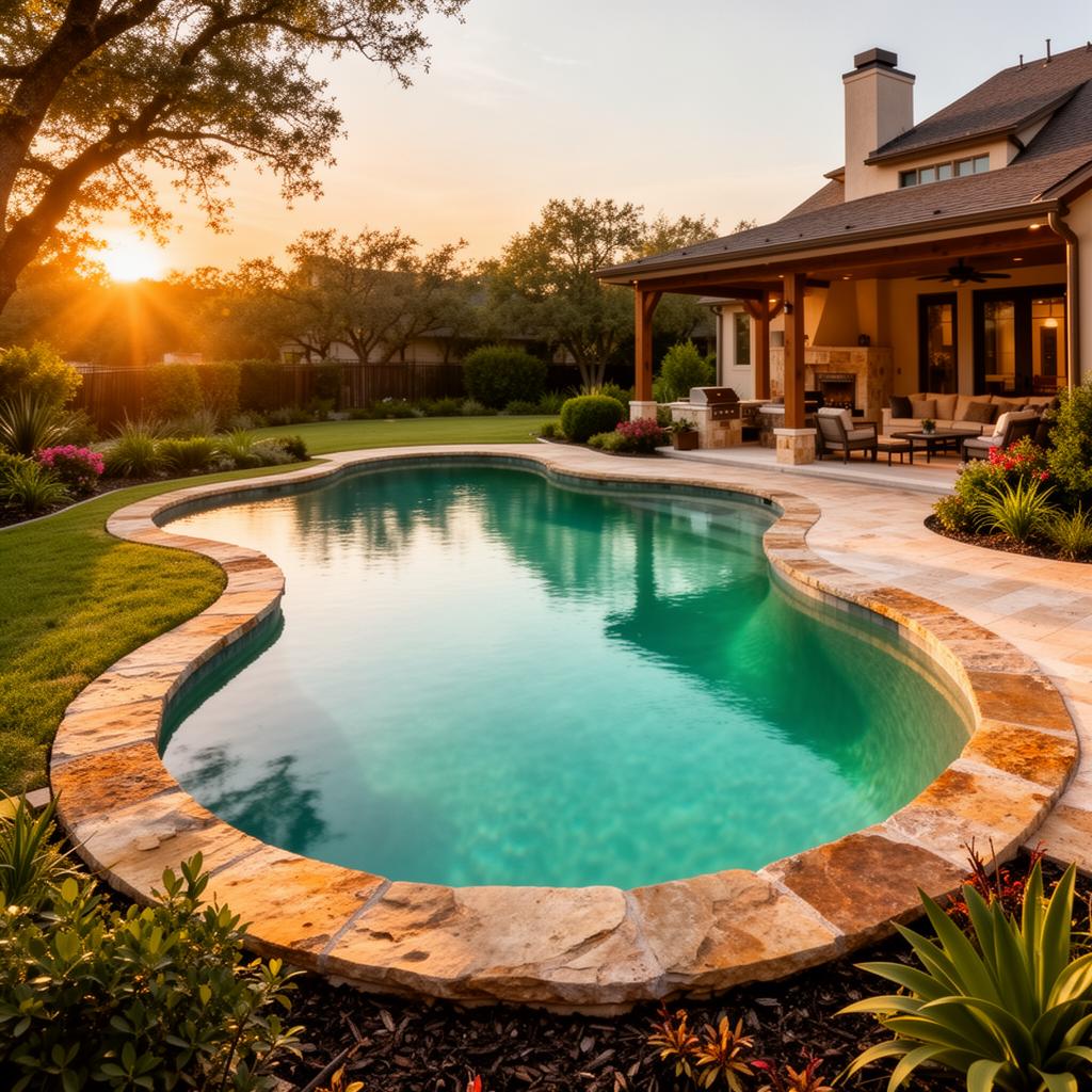 Custom 3D pool design brought to life by Cornerstone Pools
